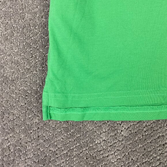 Peter Manning Polo Shirt Men's 2X Green White Preppy Tennis golf Stretch - Picture 3 of 9